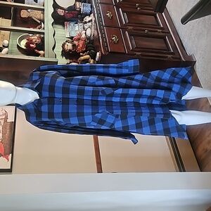 👗OLRAIN BUFFALO CHECK SHIRT DRESS👗